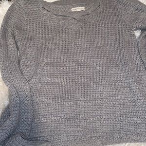 sparkling grey sweater